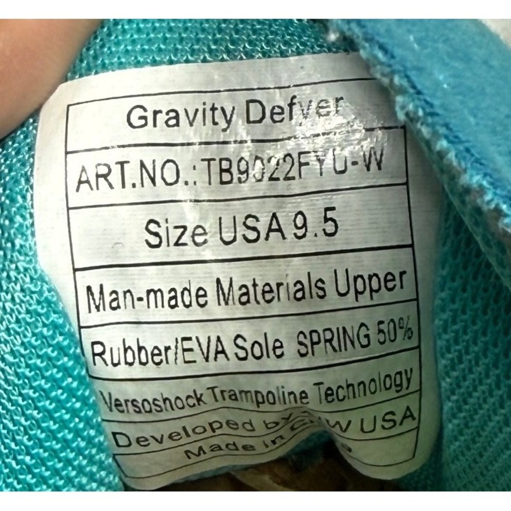 Gravity Defyer Gdefy Womens 9.5 VersoShock Sneakers Gorpcore Lite Hot Girl Walk - Picture 5 of 8